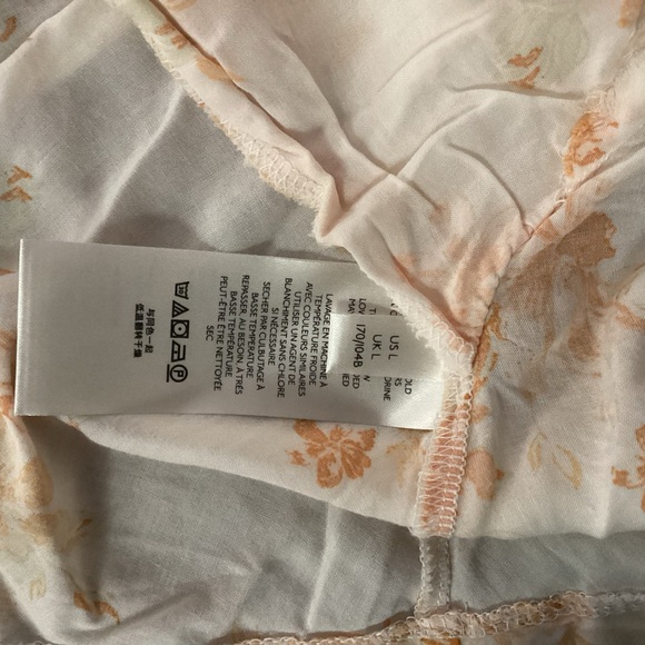 Free People Floral Ruffle Women's Top - Picture 6 of 7